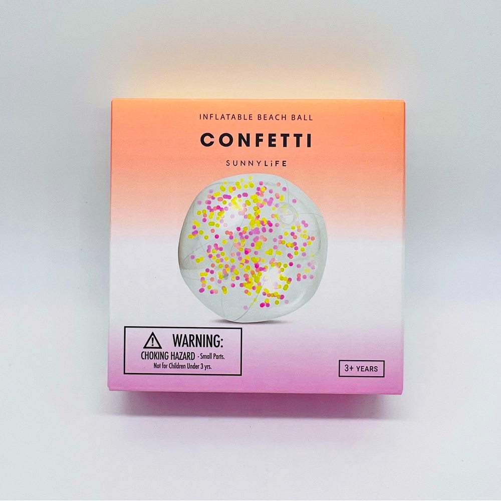 Sunny life Confetti Inflatable Beach Ball